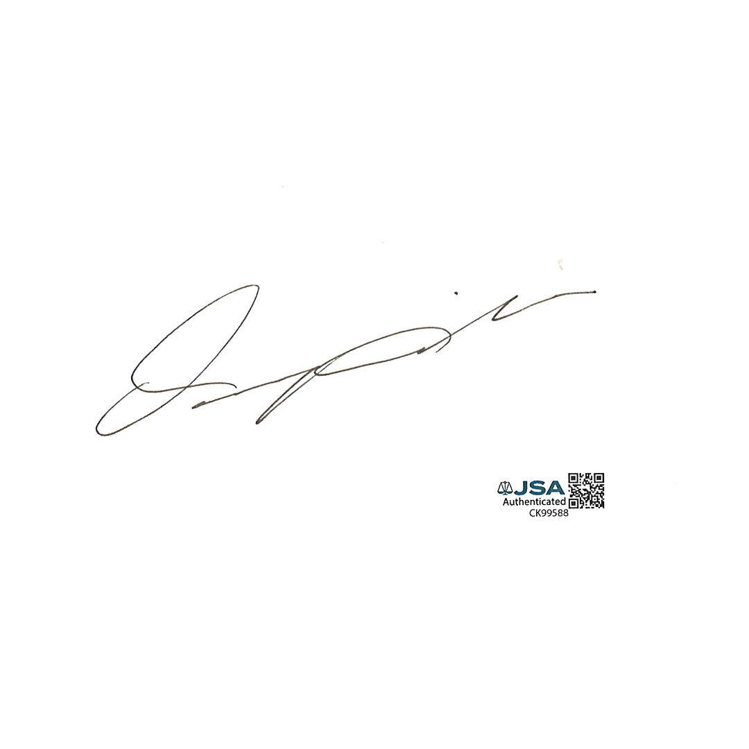 Danny Aiello Actor Autographed 3x5 Index Card Cut JSA COA