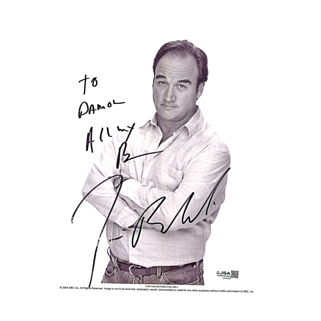 Jim Belushi Actor Comedian Autographed Personalized 8x10 Photo JSA COA