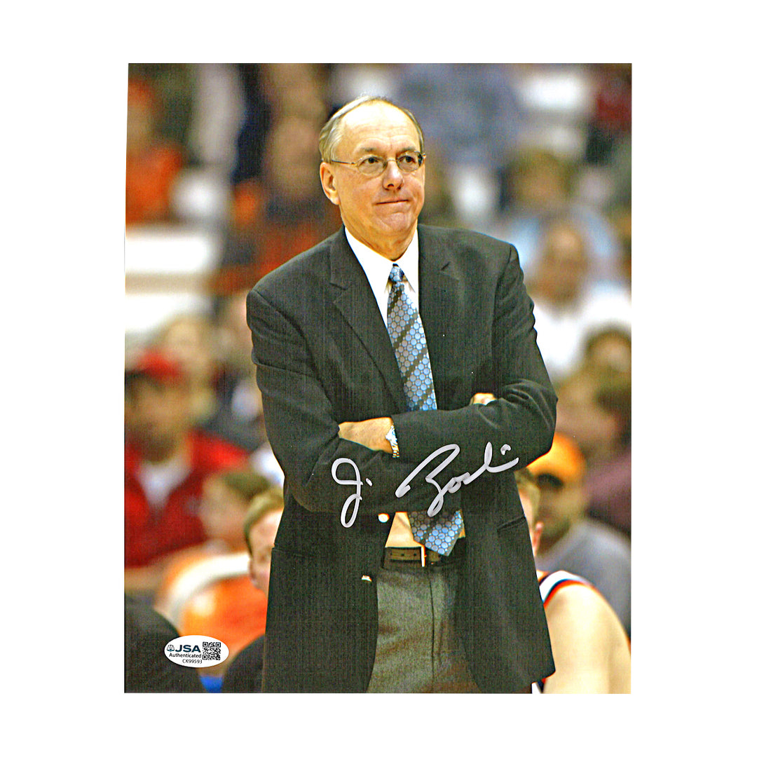 Jim Boeheim Syracuse Head Coach Autographed 8x10 Photo JSA COA #CK99593