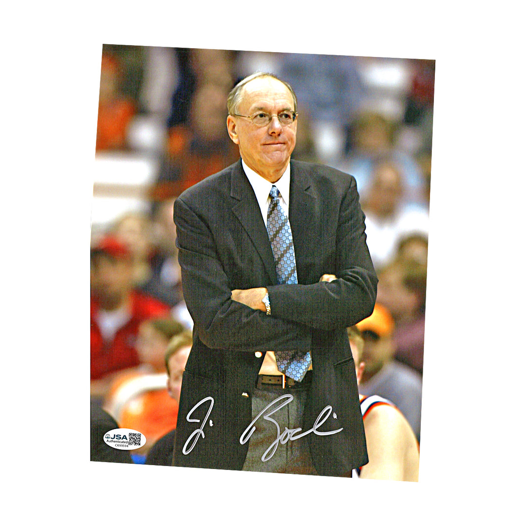 Jim Boeheim Syracuse Head Coach Autographed 8x10 Photo JSA COA #CK99594
