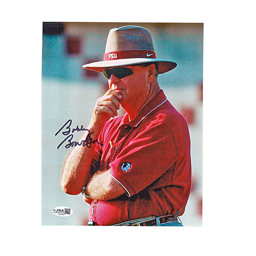 Bobby Bowden Florida State Seminoles Autographed 8x10 Photo JSA COA #CK99596