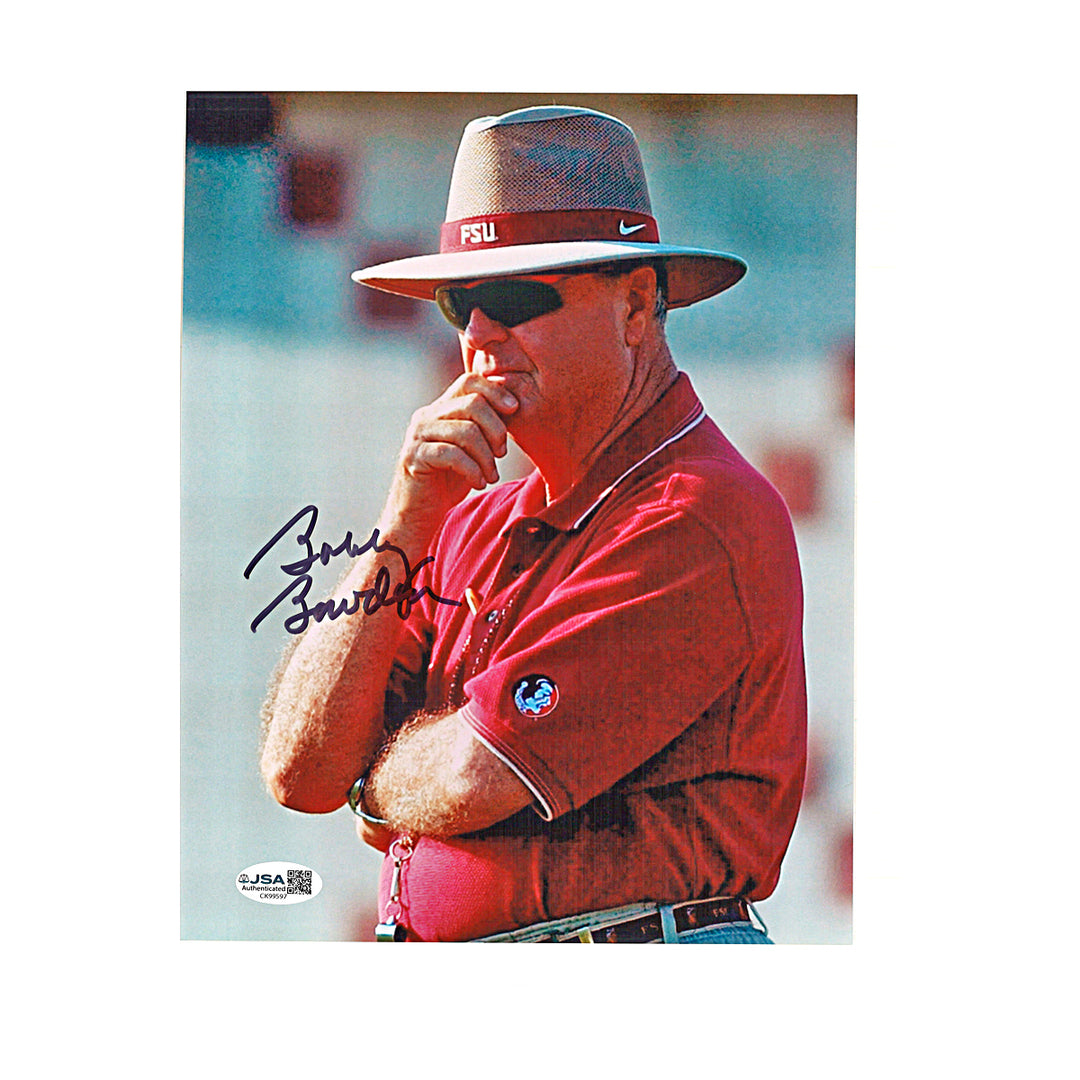 Bobby Bowden Florida State Seminoles Autographed 8x10 Photo JSA COA #CK99597