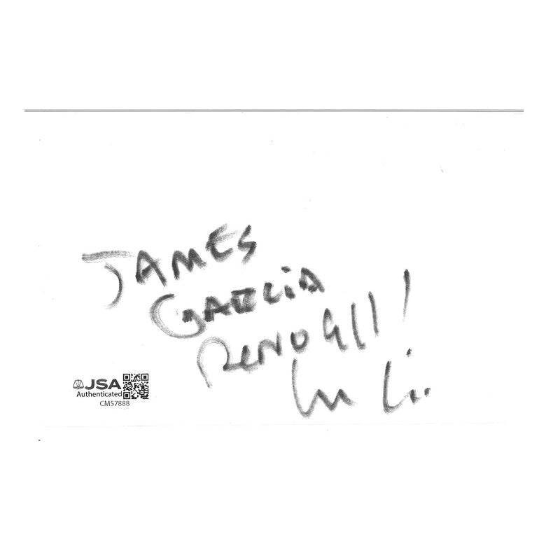 Carlos Alazraqui Autographed Inscribed Cut JSA COA