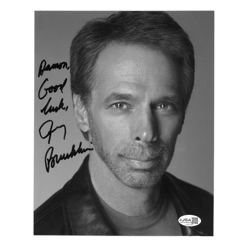 Jerry Bruckheimer Autographed Personalized 8x10 JSA COA