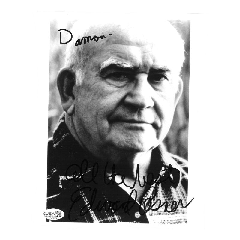 Ed Asner Autographed Personalized 8x10 JSA COA