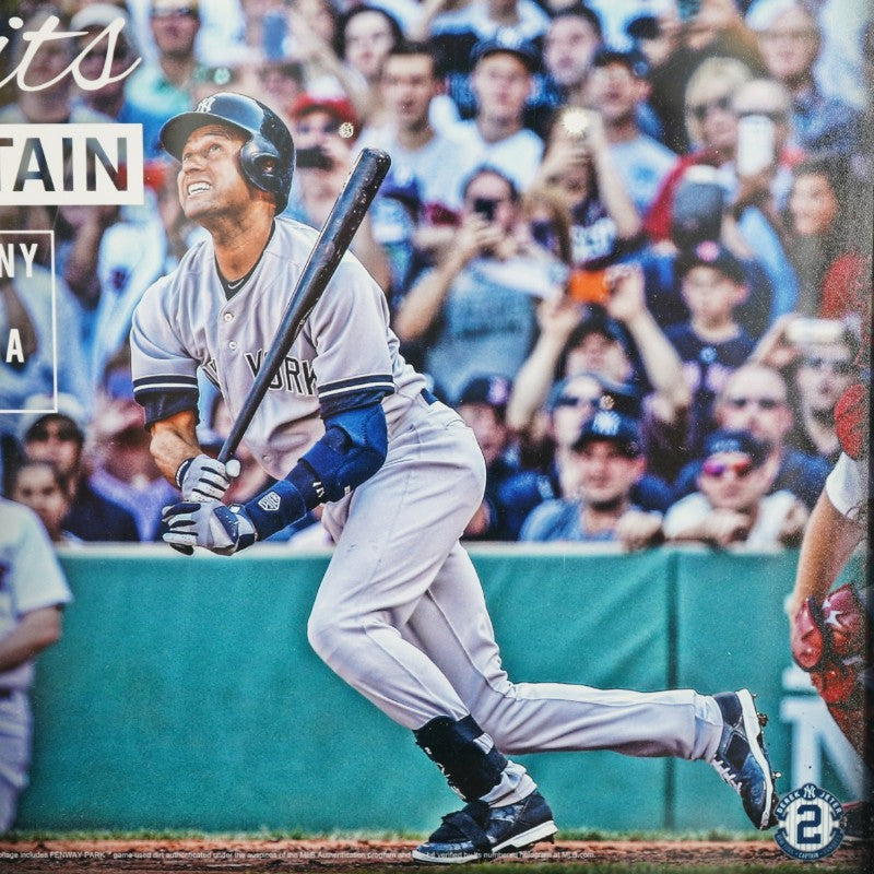 Derek Jeter NY Yankees Framed Final Hits Steiner COA/MLB AUTH