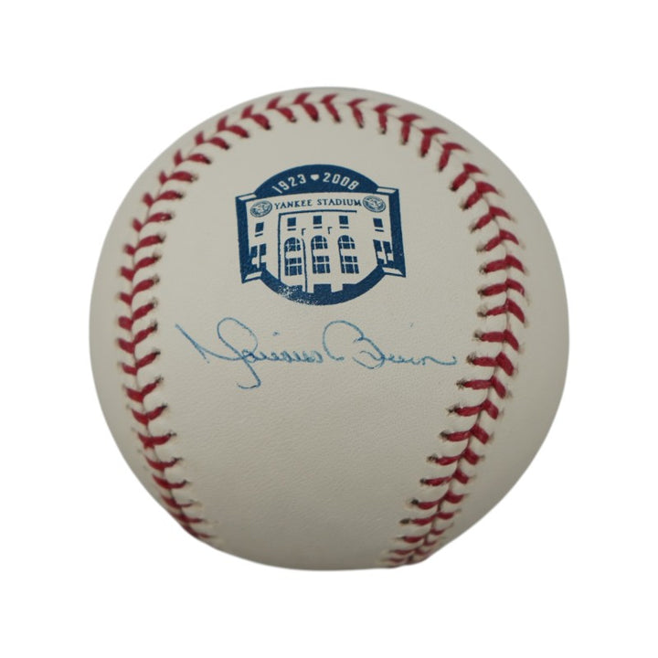 Mariano Rivera New York Yankees Autographed Yankee Stadium Logo Baseball Steiner Holo
