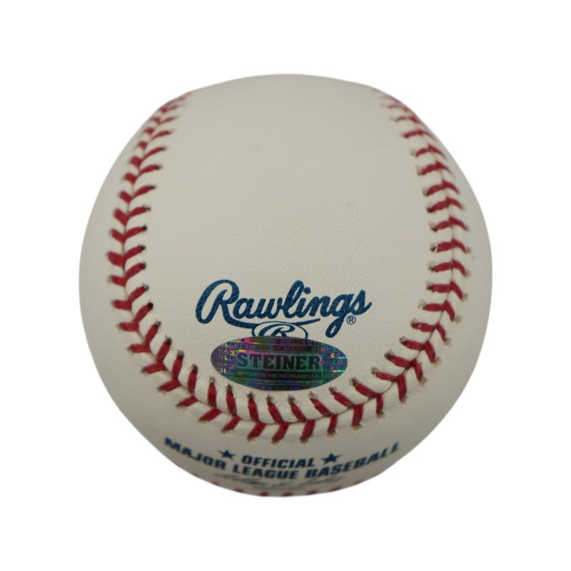 Mariano Rivera New York Yankees Autographed Yankee Stadium Logo Baseball Steiner Holo
