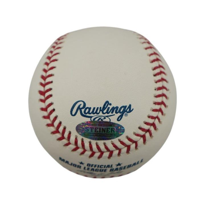 Mariano Rivera New York Yankees Autographed Yankee Stadium Logo Baseball Steiner Holo