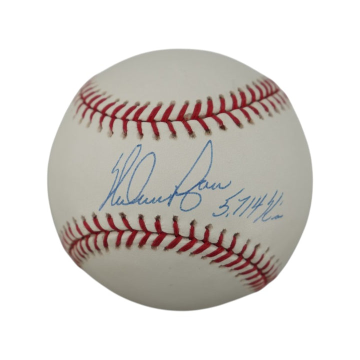 Nolan Ryan Angels Astros Rangers Signed Inscribed OMLB Baseball Steiner COA