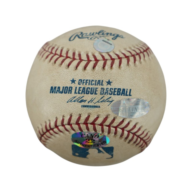 Robinson Cano Yankees Mets Mariners Autographed OMLB Baseball Steiner COA