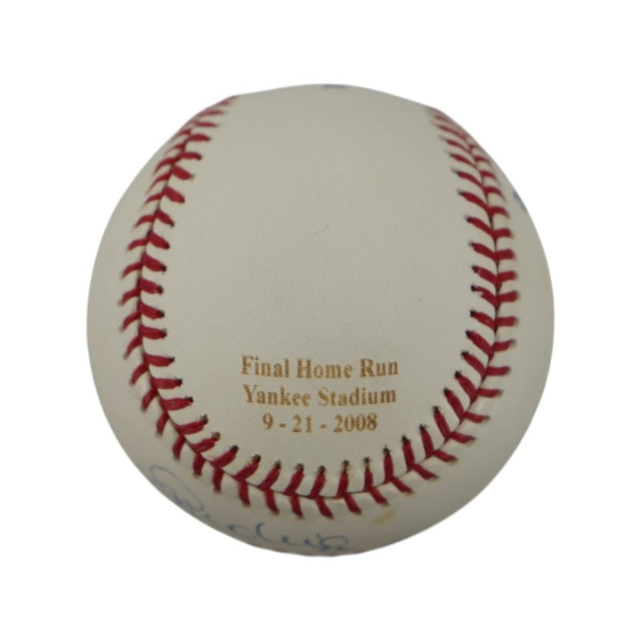 Jose Molina NY Yankees Signed OMLB Baseball Last Stadium HR 46/99 Steiner COA