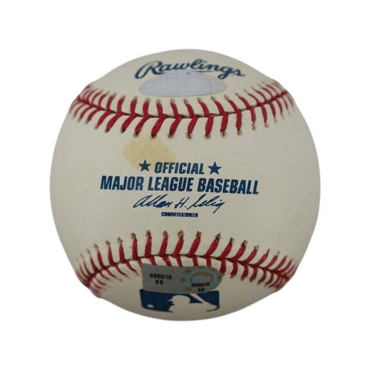 Jose Molina NY Yankees Signed OMLB Baseball Last Stadium HR 46/99 Steiner COA