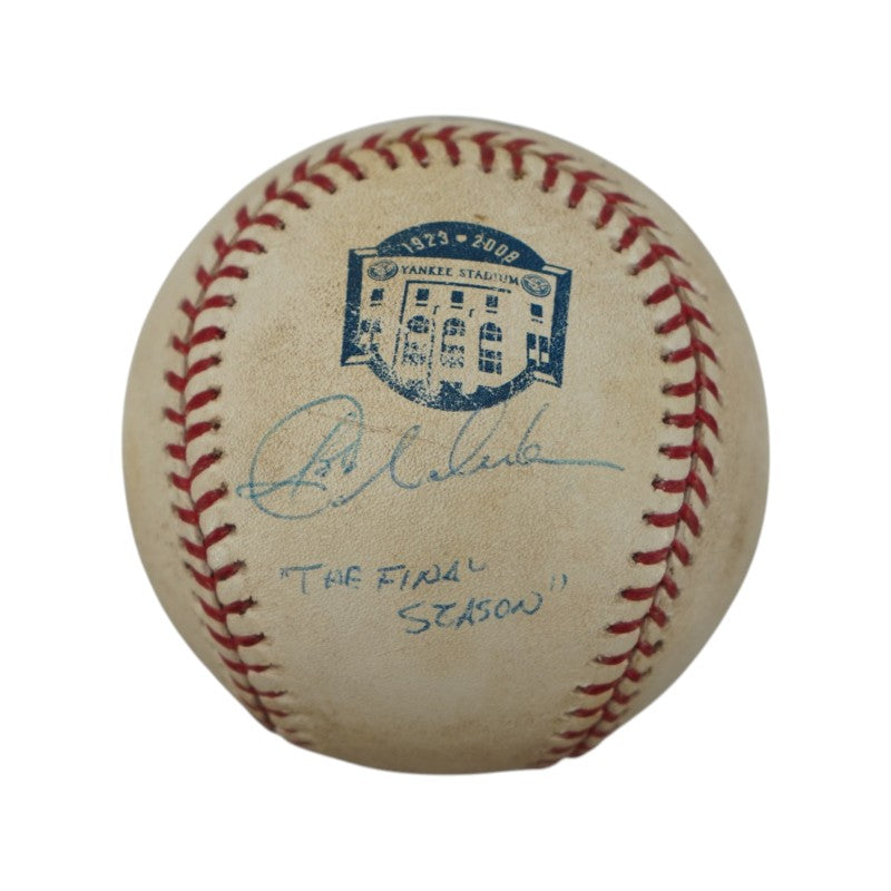 Joba Chamberlain Yankees Autographed Inscribed Game Used Baseball Steiner LOA/MLB Auth