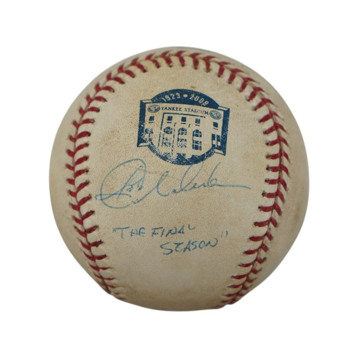 Joba Chamberlain Yankees Autographed Inscribed Game Used Baseball Steiner LOA/MLB Auth