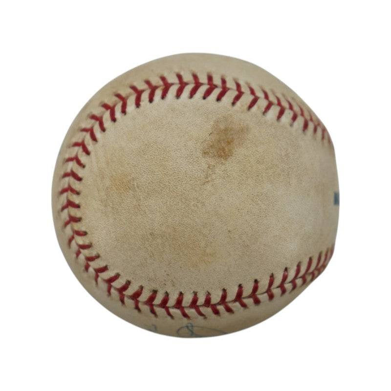 Joba Chamberlain Yankees Autographed Inscribed Game Used Baseball Steiner LOA/MLB Auth