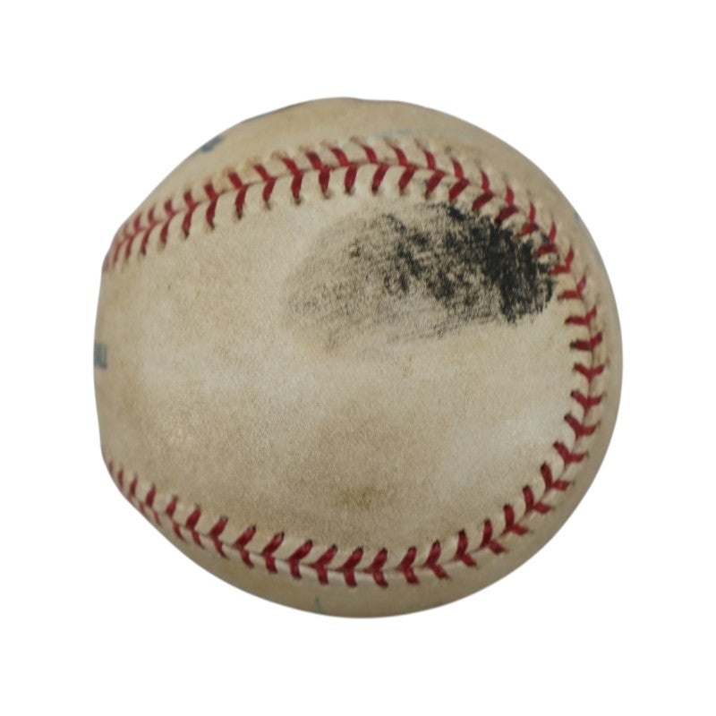 Joba Chamberlain Yankees Autographed Inscribed Game Used Baseball Steiner LOA/MLB Auth