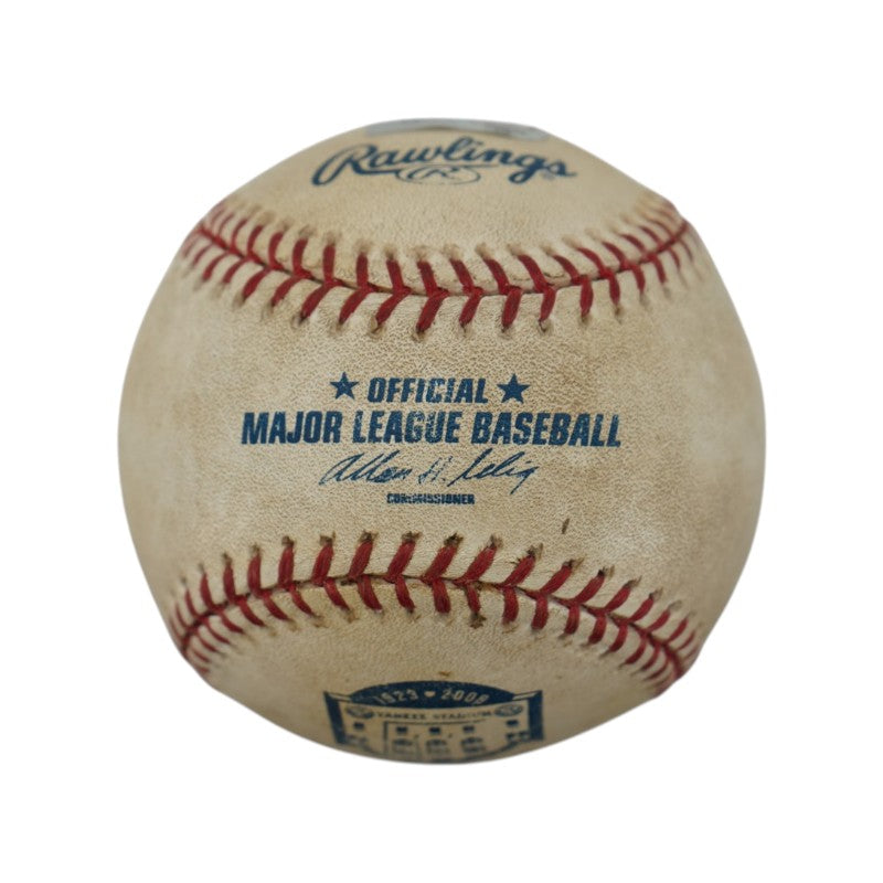 Joba Chamberlain Yankees Autographed Inscribed Game Used Baseball Steiner LOA/MLB Auth