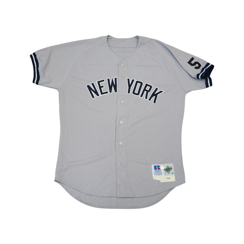 New York Yankees 1998 #78 Game Issued Road Jersey Steiner LOA