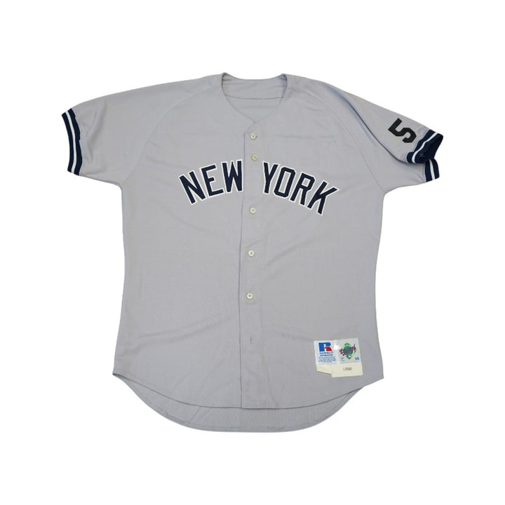 New York Yankees 1998 #78 Game Issued Road Jersey Steiner LOA