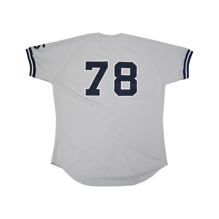 New York Yankees 1998 #78 Game Issued Road Jersey Steiner LOA