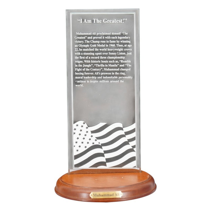 Muhammed Ali Danbury Mint The Greatest Sculpture LE/5022 Danbury Mint COA