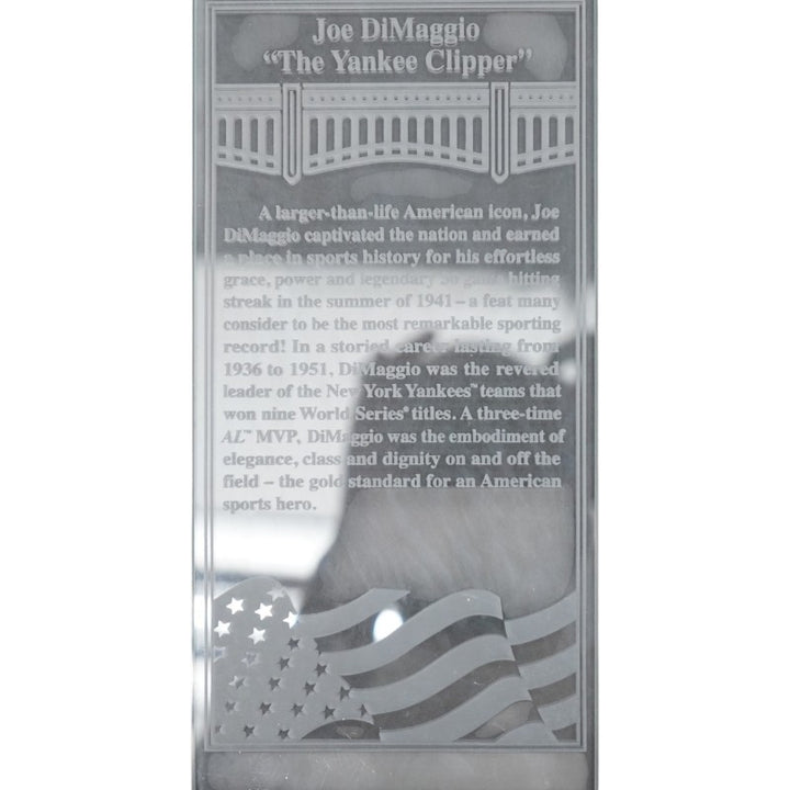 Joe Dimaggio Yankees Danbury Mint All Star Sculpture LE/0477 Danbury Mint COA