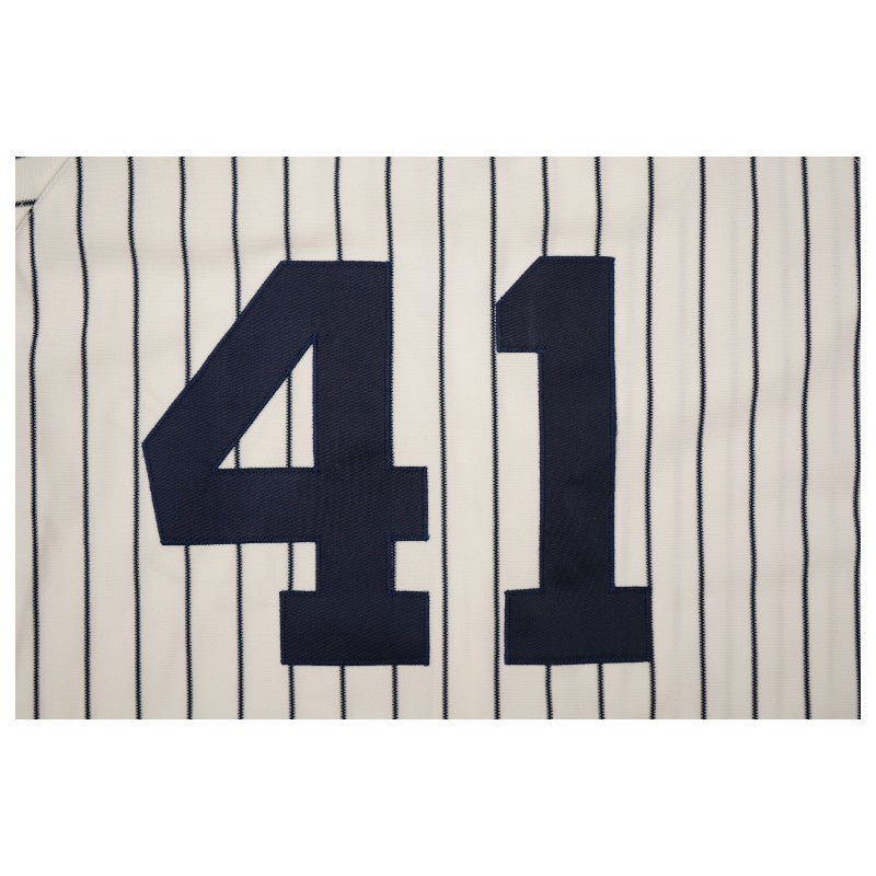 New York Yankees #41 1998 Game Issued Home Jersey Size 48 Steiner LOA