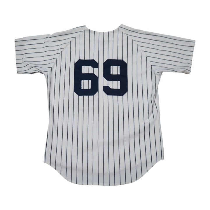 New York Yankees #69 1998 Game Issued Home Jersey Size 46 Steiner Holo Only