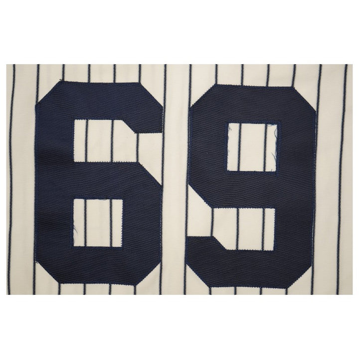 New York Yankees #69 1998 Game Issued Home Jersey Size 46 Steiner Holo Only