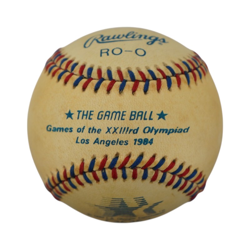 1980 The Game Baseball of the XXIII Olympiad Olympics LA