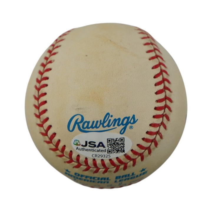 Bob and Elizabeth Dole US Senator Autographed OAL Baseball JSA COA