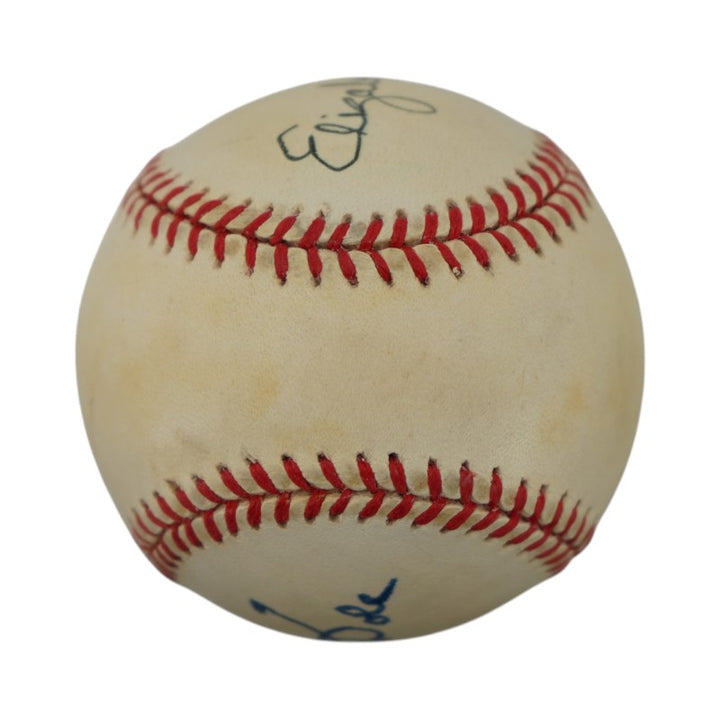 Bob and Elizabeth Dole US Senator Autographed OAL Baseball JSA COA