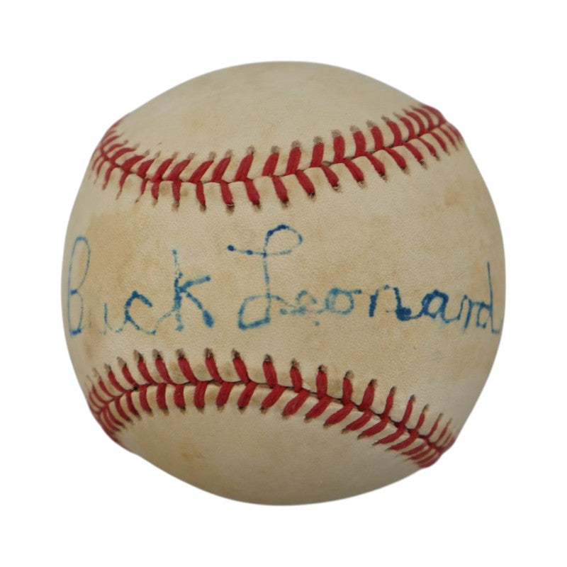 Buck Leonard Pittsburgh Homestead Grays (NNL) Autographed ONL Baseball JSA COA