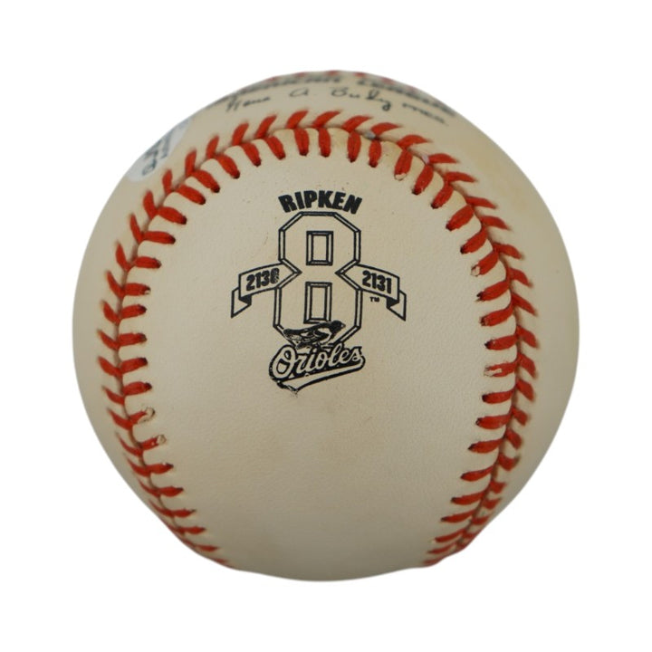 Cal Ripken Jr. Baltimore Orioles Autographed OAL Baseball JSA COA