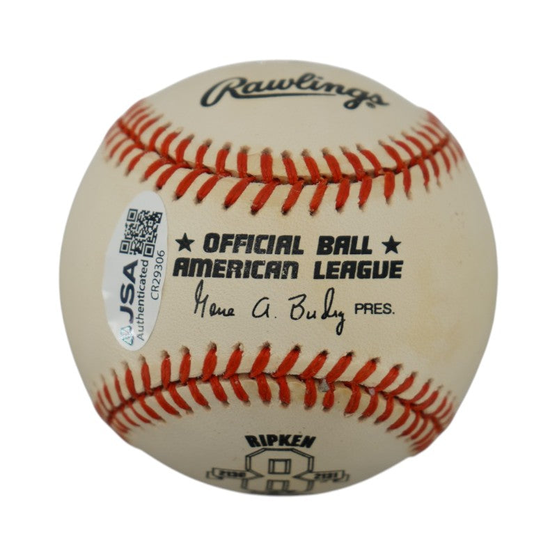 Cal Ripken Jr. Baltimore Orioles Autographed OAL Baseball JSA COA
