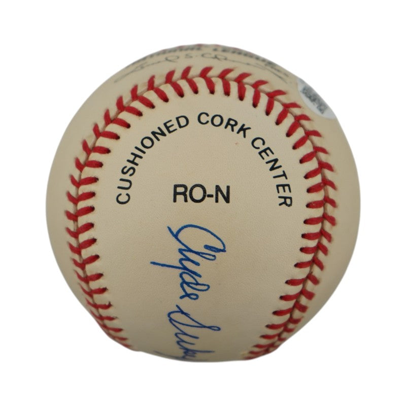 Clyde Sukeforth Jackie Robinson 1st Manager Autographed ONL Baseball JSA COA