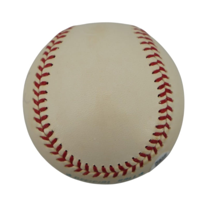 Ricky Henderson Ed Kranepool New York Mets Autographed OAL Baseball JSA COA