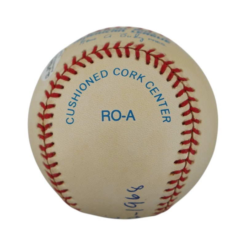 Frank Crosetti New York Yankees Autographed OAL Baseball JSA COA