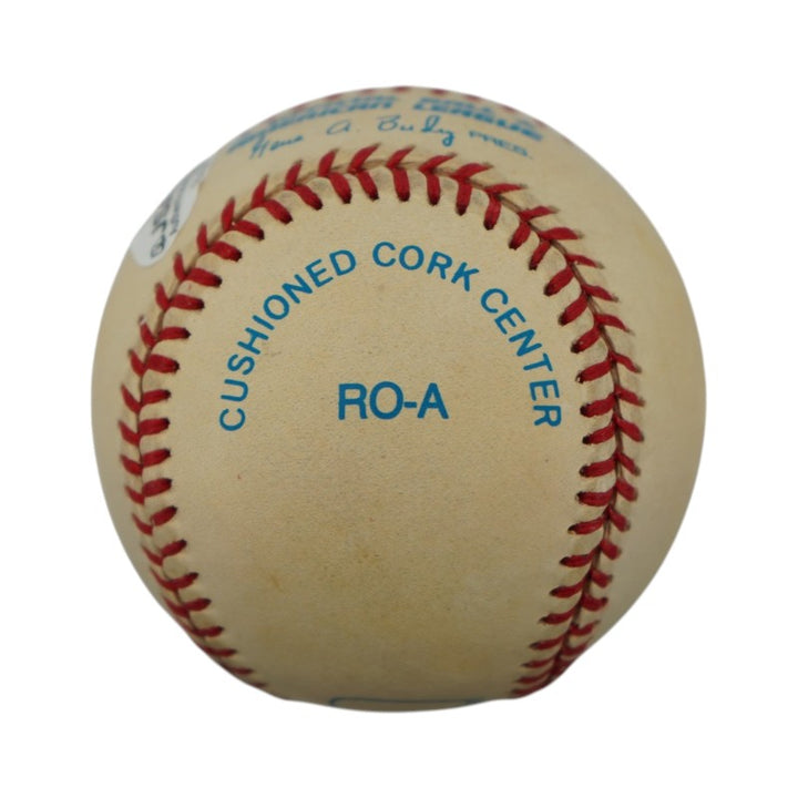 Frank Robinson Orioles Indians Autographed Inscribed OAL Baseball JSA COA