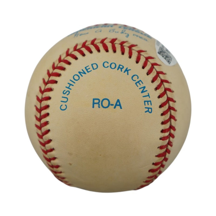 Frank Robinson Orioles Indians Autographed Inscribed OAL Baseball JSA COA