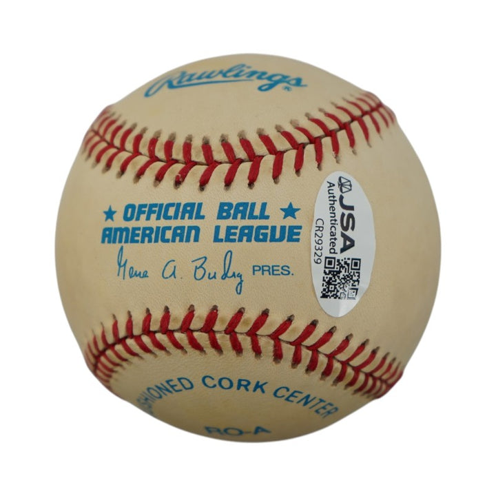 Frank Robinson Orioles Indians Autographed Inscribed OAL Baseball JSA COA