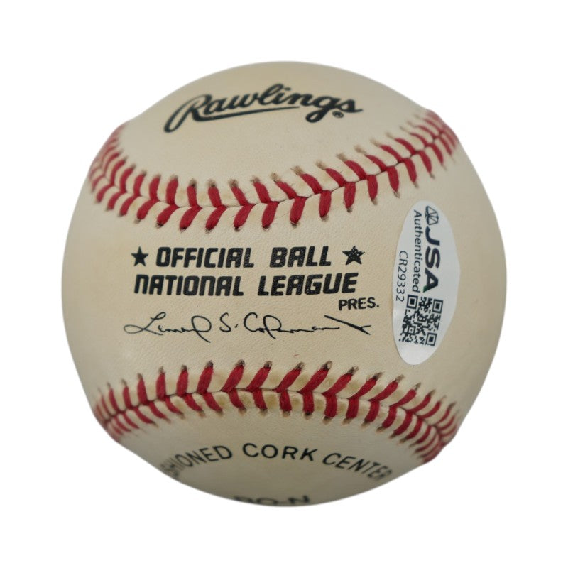 Gaylord Perry Braves Padres Autographed OAL Baseball JSA COA