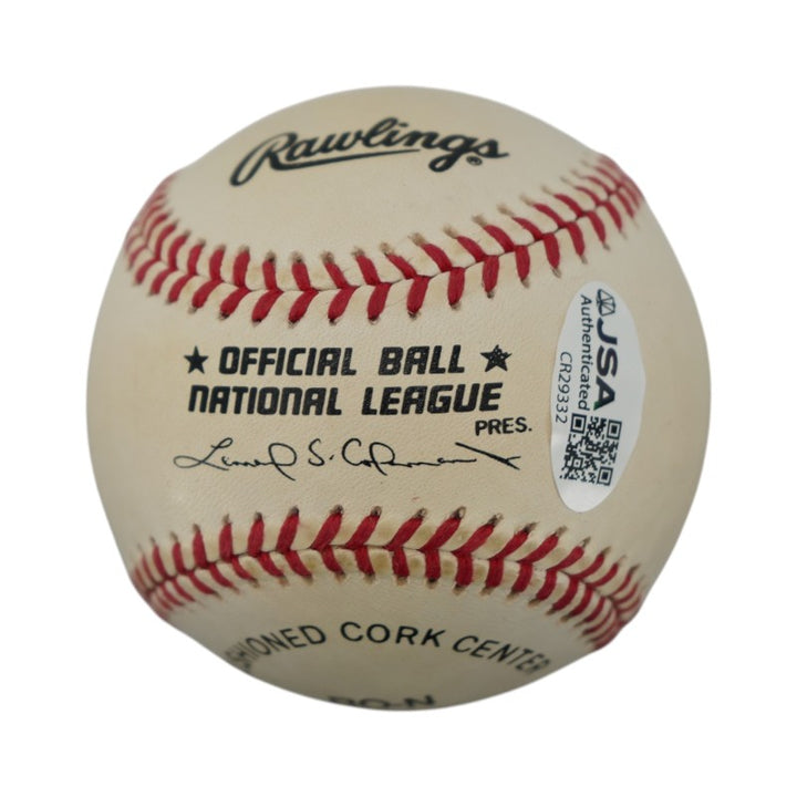 Gaylord Perry Braves Padres Autographed OAL Baseball JSA COA