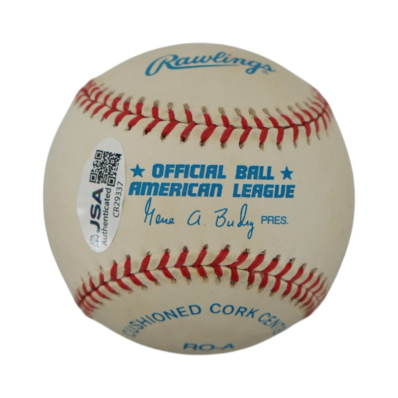 George Brett Kansas City Royals Autographed Inscribed OAL Baseball JSA COA