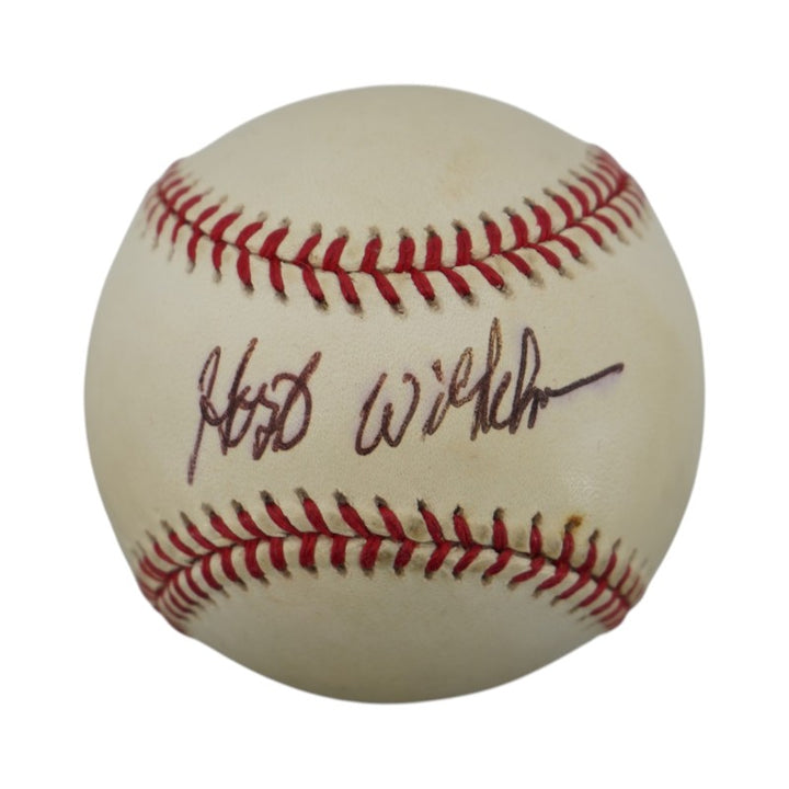 Hoyt Wilhelm Giants Cardinals Autographed ONL Baseball JSA COA