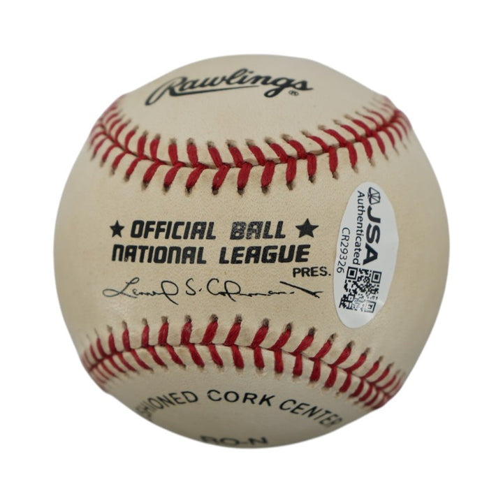 Hoyt Wilhelm Giants Cardinals Autographed ONL Baseball JSA COA