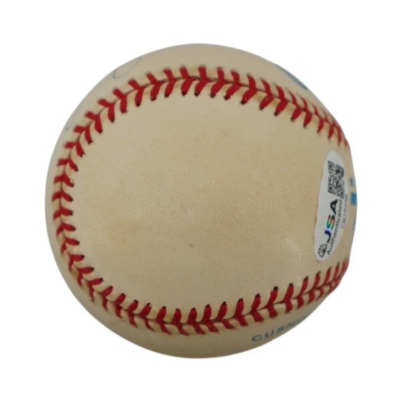 Jimmy Piersall Red Sox Twins Autographed OAL Baseball JSA COA