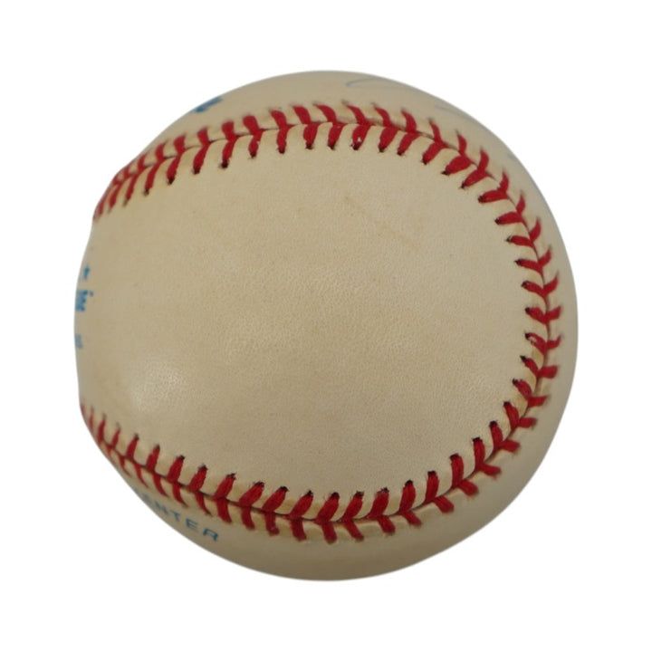 Jimmy Piersall Red Sox Twins Autographed OAL Baseball JSA COA
