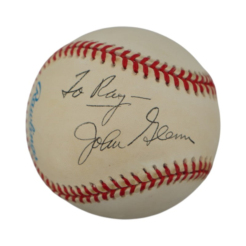 John Glenn US Astronaut Autographed Personalized OAL Baseball JSA COA